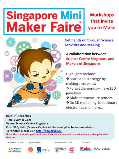 SMMF Family Lead up workshop at Science Centre
