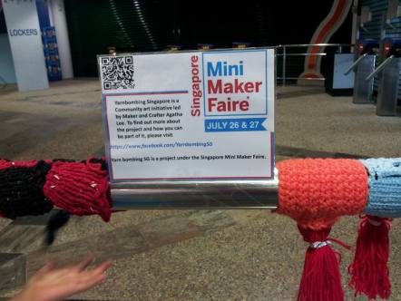 Yarnbombing 1 May II