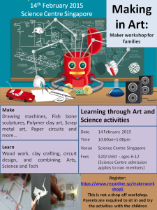 Making in Art Poster Final