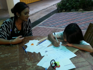 Preparing the pictures for the zoetrope