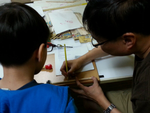 Measurements for wood pantograph