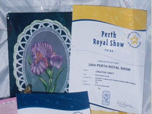 3rd Prize (Parchment card) at Perth Royal Show 2004