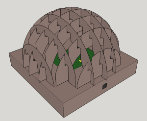 Haw Kiat - cardboard lamp