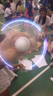 Portable mini fan with LEDs